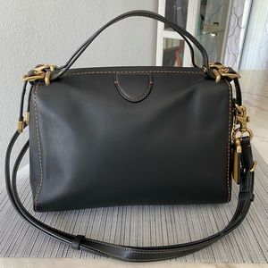 SOLD Coach 1941 Laural Leather Framed Handbag